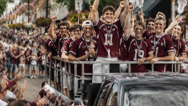 Rocky River Celebrates Historic Lacrosse Triumph with Community Parade