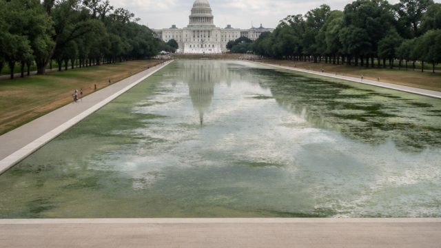 Controversy Surrounds Maintenance of Trump's Reflecting Pool